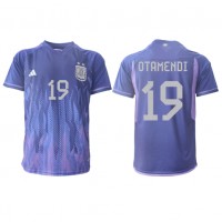 Argentina Nicolas Otamendi #19 Replica Away Shirt World Cup 2022 Short Sleeve